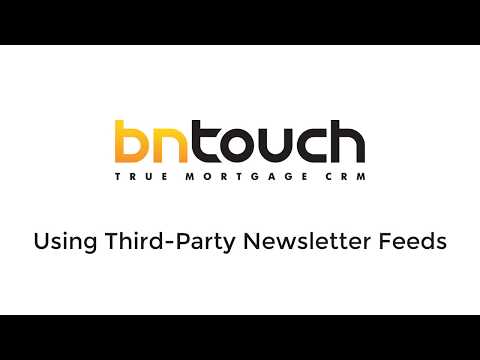 Options Tab: Third Party Newsletter